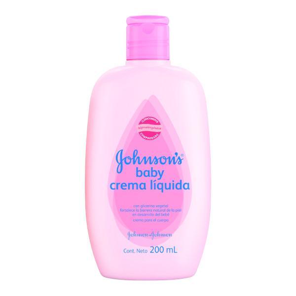 Johnson Baby Crema Liquida Para Bebes 200Ml - Farmacias Arrocha