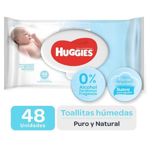 Huggies Wipes Nat. Care Newborn 48 - Farmacias Arrocha