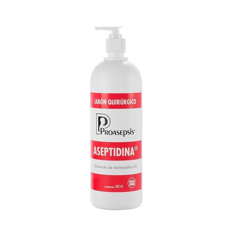 Aseptidina Jabon Al 4% De 500 Ml Quirur - Farmacias Arrocha