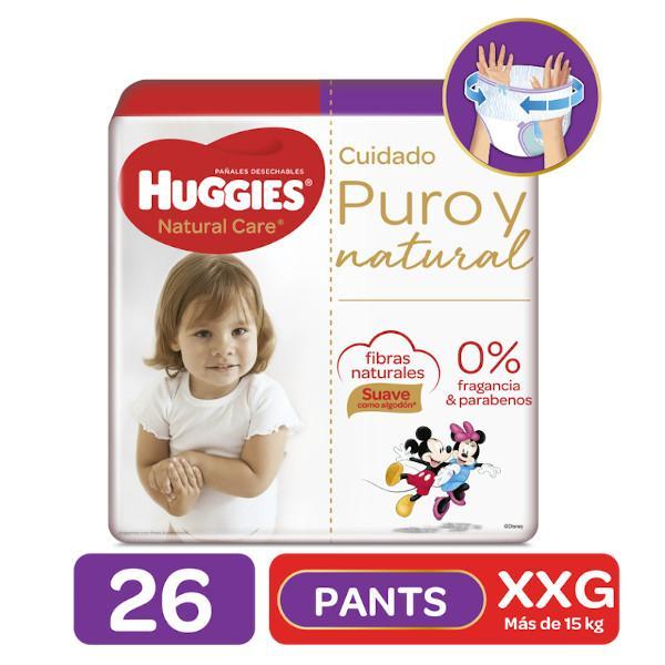 Huggies Natural Care Pants Talla XXG 26 Unidades - Farmacias Arrocha