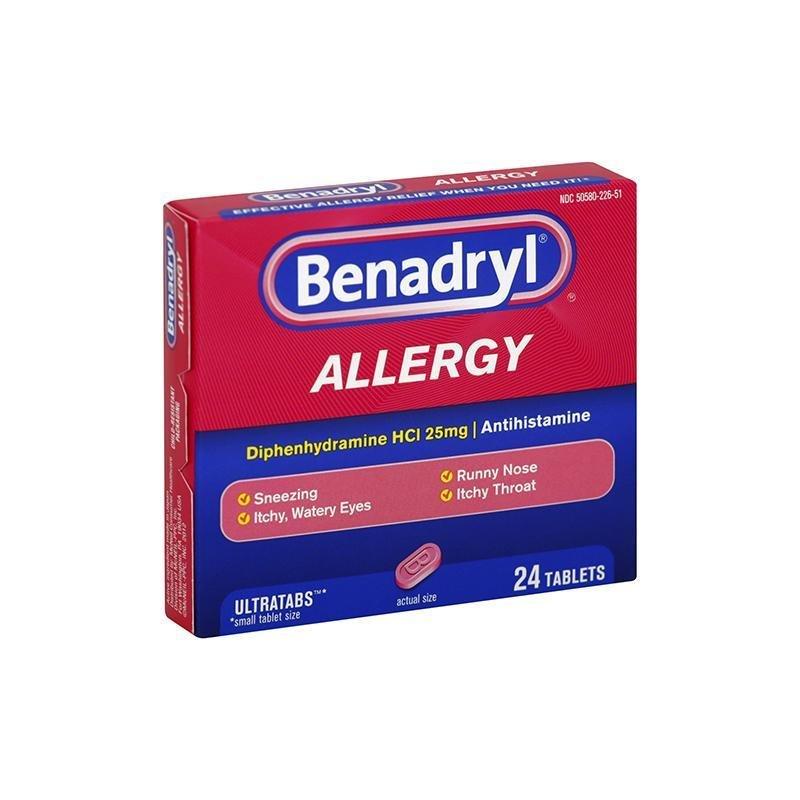 Benadryl Ultra 25Mg X 24 Tabletas - Farmacias Arrocha