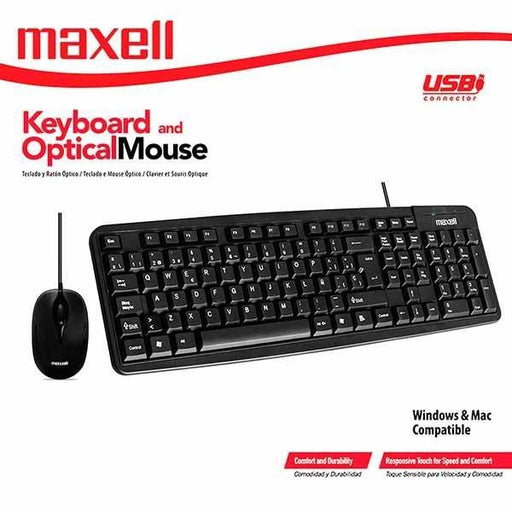Maxell Wrskbc-10 Wired Keyboard Combo - Farmacias Arrocha