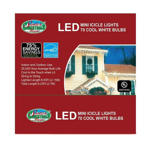 Christmas Magic Cortina De 70 Luces Led Mini Color Blanco - Farmacias Arrocha