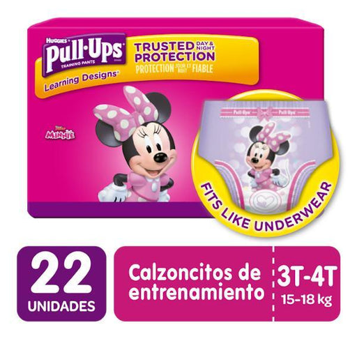 Huggies Pant Pull Ups Girl 3-4T Jumbo 23 - Farmacias Arrocha