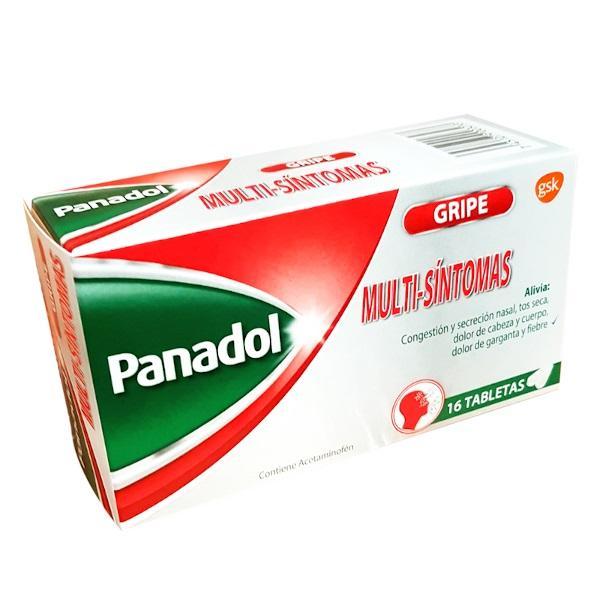 Panadol Multi-Sintomas Nf Caja X 16 Tab. - Farmacias Arrocha