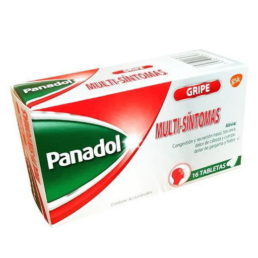 Panadol Multi-Sintomas Nf Caja X 16 Tab. - Farmacias Arrocha