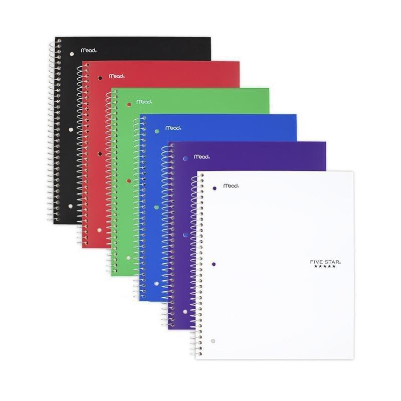 Mead Five Star Wirebound Notebook 5 Sub (6) - Farmacias Arrocha