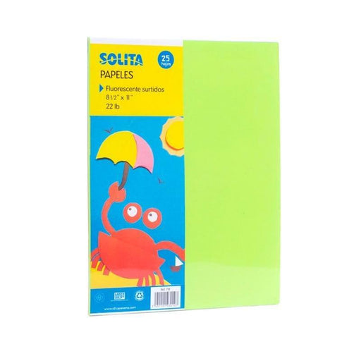 Solita Resmilla Papel Surtido Flourecent25Hjs - Farmacias Arrocha