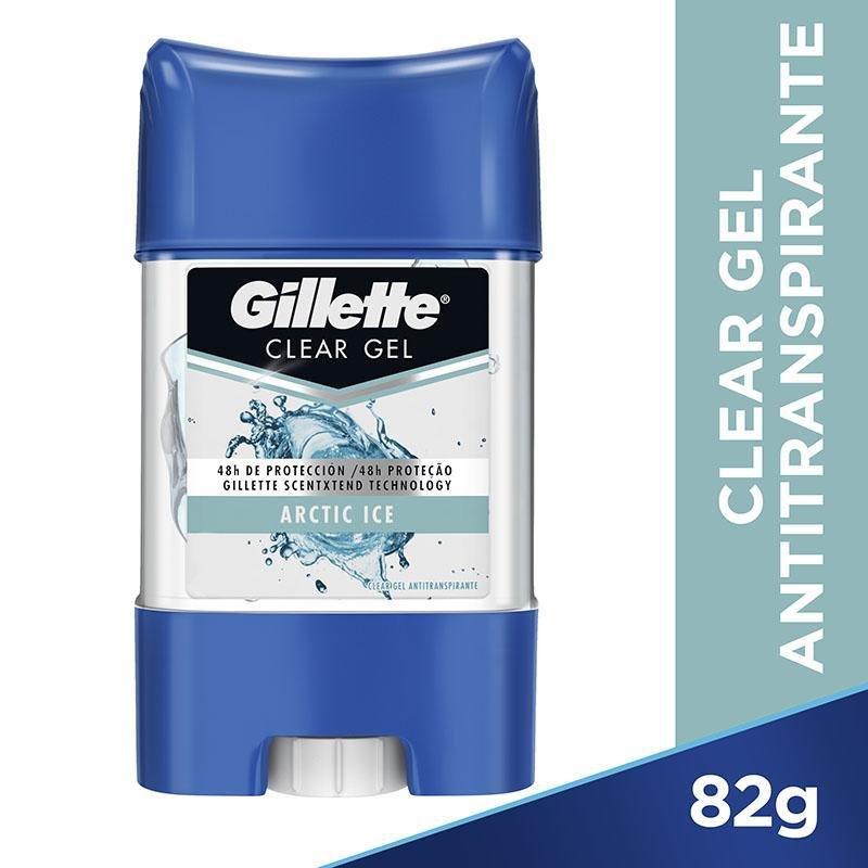 Gillette Anti Transpirante Clear Gel Artic Ice 82G - Farmacias Arrocha