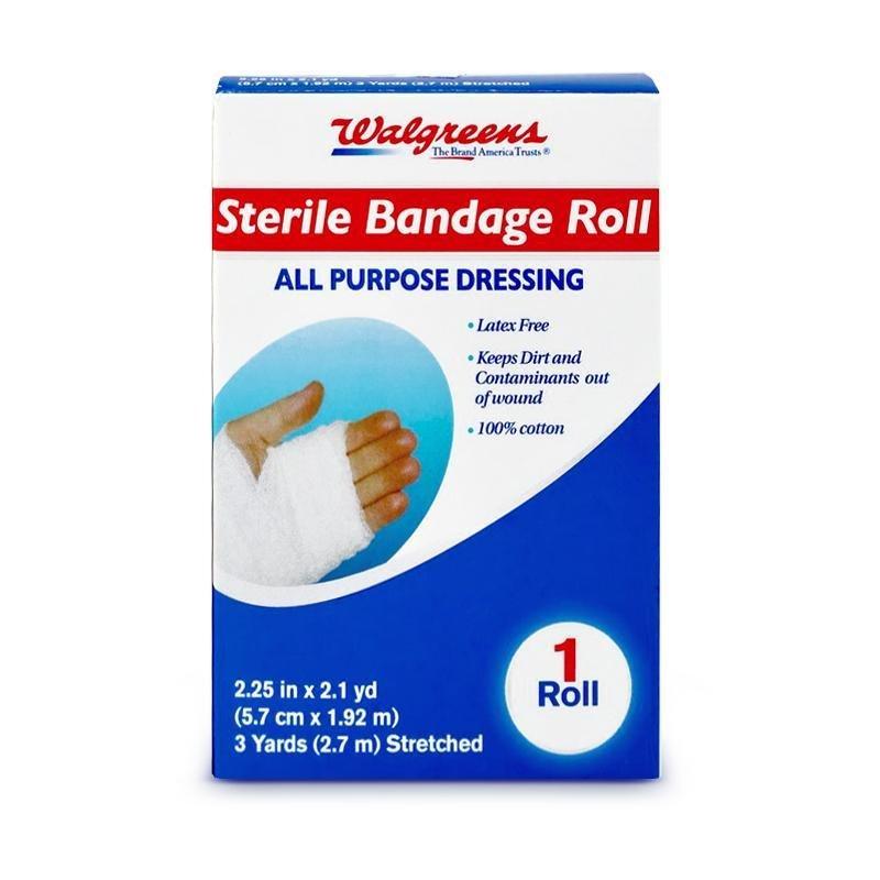 Walgreens Sterile Bandage Roll 2.25In X - Farmacias Arrocha