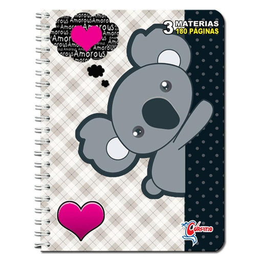 Corsario Libreta Espiral 3M Color D-A 180P (40) - Farmacias Arrocha