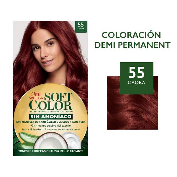 Wella Soft Color Tinte N.55 Caoba - Farmacias Arrocha