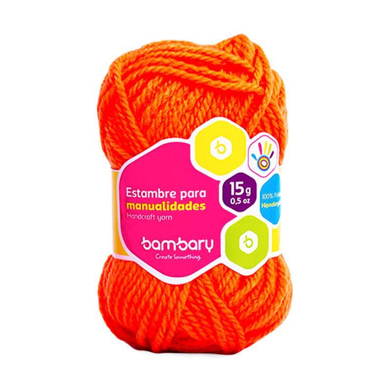 Bambary Estambre Para Manualidades 15 G Naranja - Farmacias Arrocha