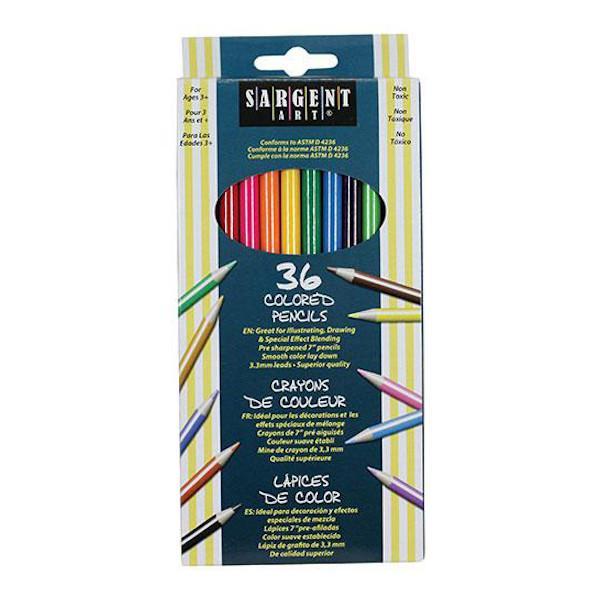 Sargeant 36 Ct. Coloring Pencils - Farmacias Arrocha