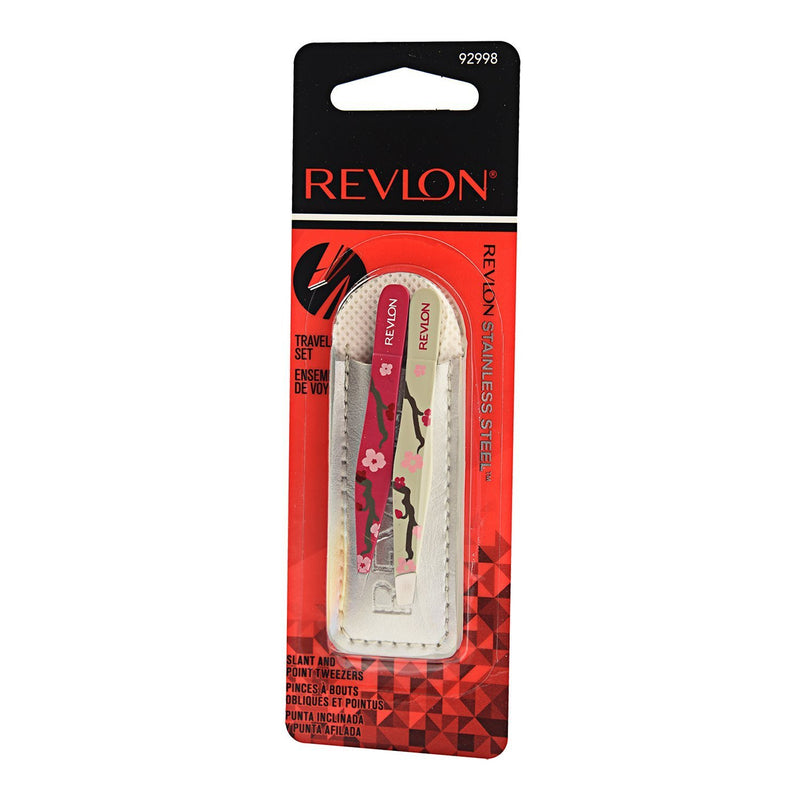 Revlon Mini Tweezer Set To Go / Set Mini Pinzas Cejas - Farmacias Arrocha