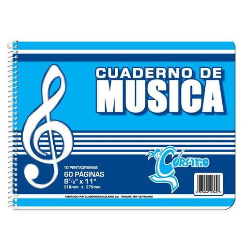 Corsario Libreta Espiral Musica Senc (40) - Farmacias Arrocha