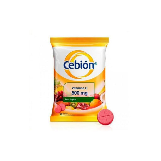 Cebion Masticables 500Mg X 12 S. Mandari - Farmacias Arrocha
