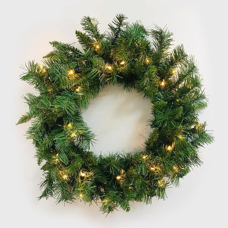 Merry & Joy Corona De 30" Con Luces - Farmacias Arrocha