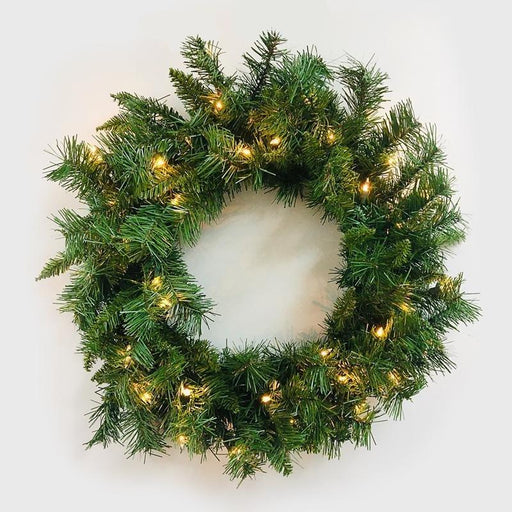 Merry & Joy Corona De 30" Con Luces - Farmacias Arrocha