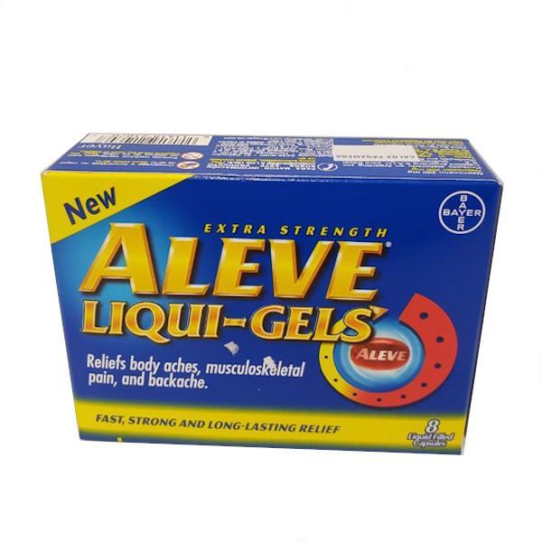Aleve Liquid Gel 200Mg De 8 - Farmacias Arrocha