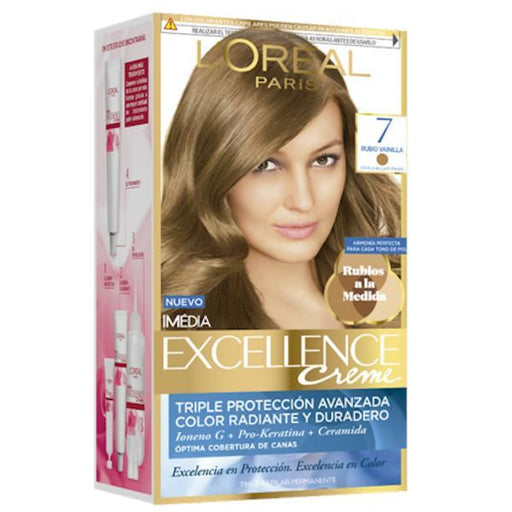 Loreal Paris Excellence Tinte Imedia N.7 Rubio - Farmacias Arrocha