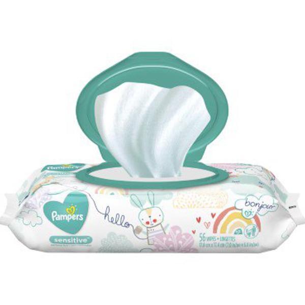 Pampers Baby Wipes Sensitive 56 - Farmacias Arrocha